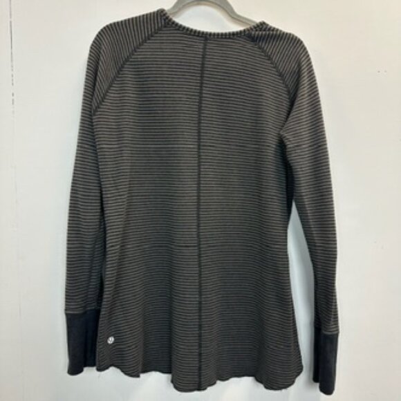 Lululemon Open Your Heart Long Sleeve Reversible Striped Top Large - Picture 6 of 10
